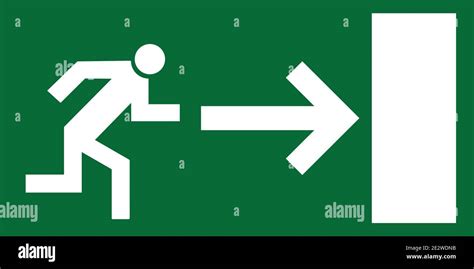 Emergency exit sign fire health safety hi-res stock photography and ...