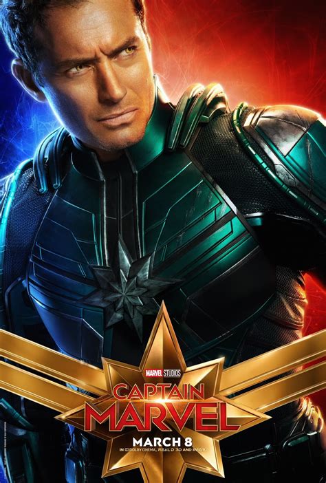 Disney at Heart: These Captain Marvel Character Posters Are Fantastic