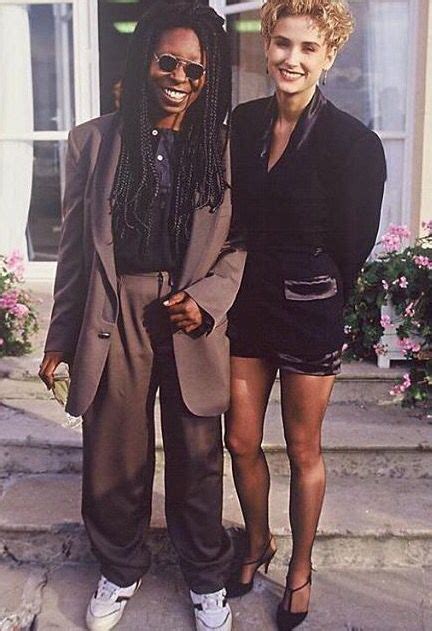 Whoopi Goldberg & Demi Moore after filming Ghost | Style 90s, 90s fashion, 90s fashion outfits