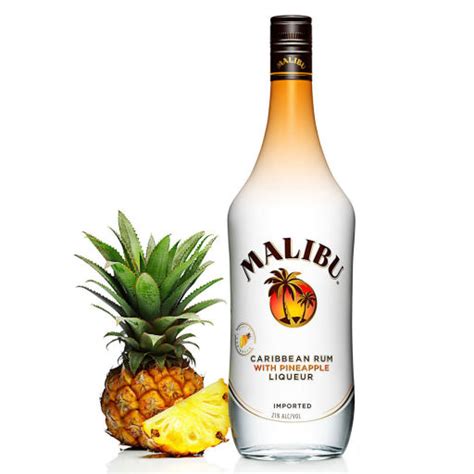 Malibu Pineapple | Pineapple Flavored Rum | Bevvy