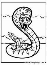 Snake Coloring Pages sketch template
