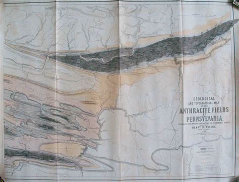 Geological and Topographical Map of the Anthracite Fields of Pennsylvania - High Ridge Books, Inc.