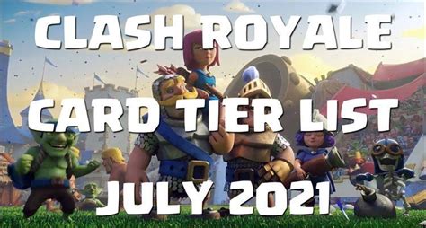 Clash Royale: CARD TIER LIST 2021 | Rompeniveles.com