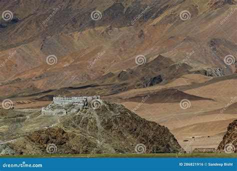 Close Up View of Hanle Monastery on Top of a Hill Editorial Photo ...