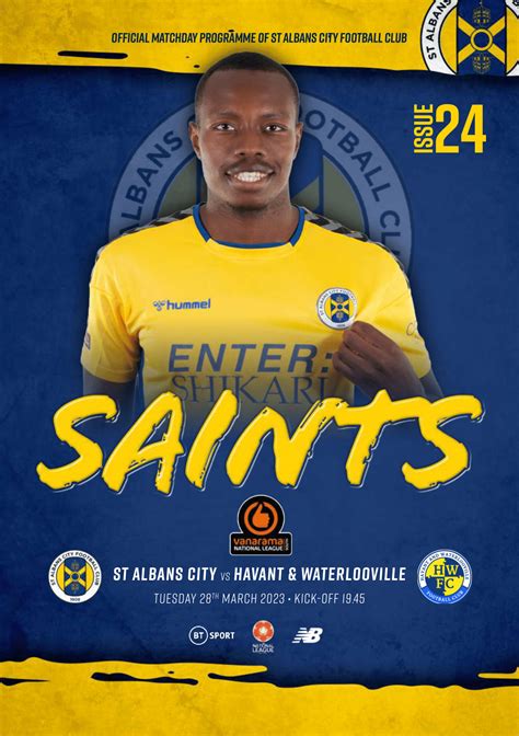 St Albans City v Havant & Waterlooville - 28th March 2023 - The Saints FanZone