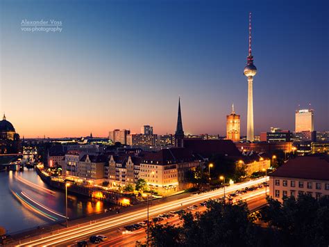 Berlin – Skyline bei Nacht | Alexander Voss | Fine Art Fotografie | Digital & Analog