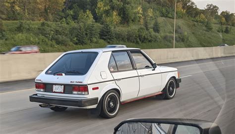 [Dodge Omni GLH] In better shape than my sideview mirror. : r/spotted