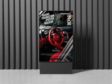 Brand Promotion Poster Mockup Free on Behance