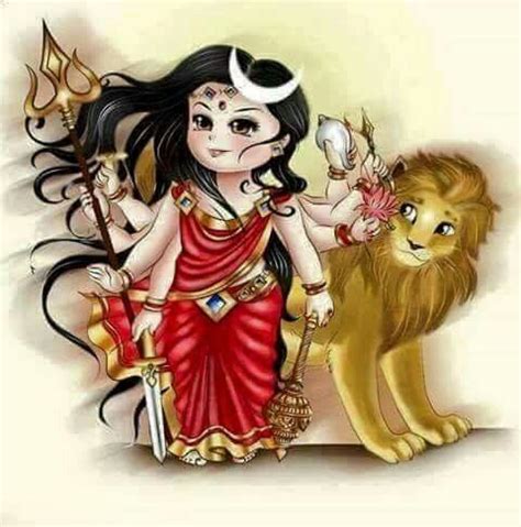 Cute Durga Ma | Hindoe goden, Hindoes, Hindoe