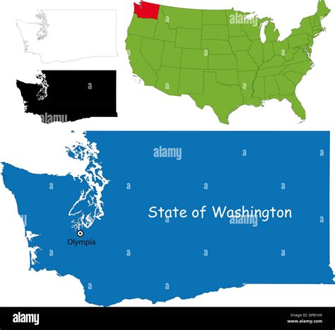 Map of dayton washington hi-res stock photography and images - Alamy