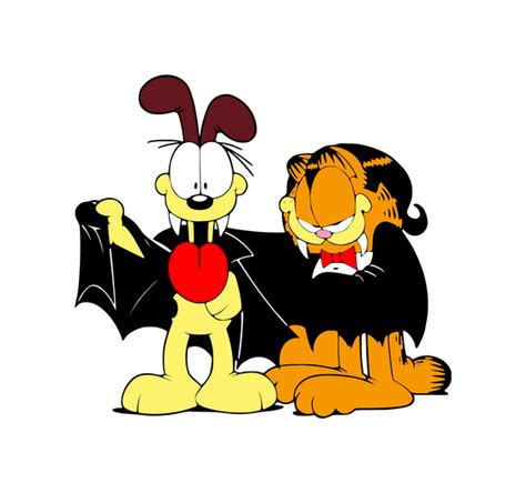 Halloween | Garfield & Odie as Vampires Digital DXF | PNG | SVG Files ...