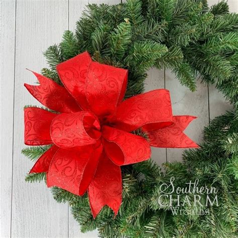 How To Make A Christmas Wreath Bow