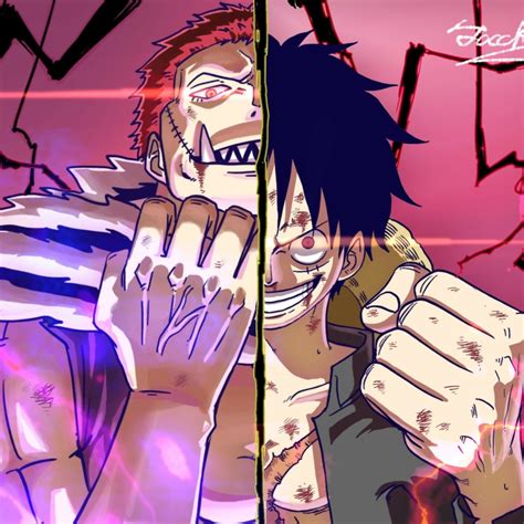 1080x1080 Resolution Charlotte Katakuri x Monkey Luffy One Piece Fan ...