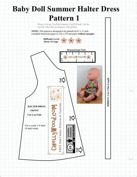 This is the first of two free printable sewing patterns. Click here for ...