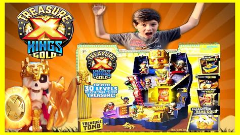 TREASURE X: KINGS GOLD Tomb Playset Unboxing - YouTube