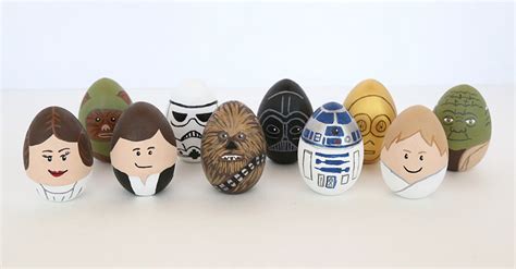 Star Wars Painted Easter Eggs DIY - feel the force to get crafty