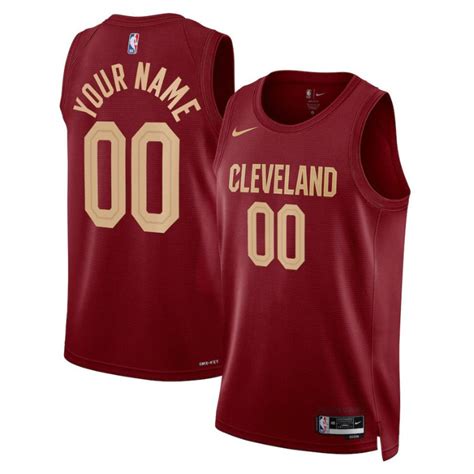 Cleveland Cavaliers Unisex 2023 Swingman Customized Jersey Wine - Icon ...