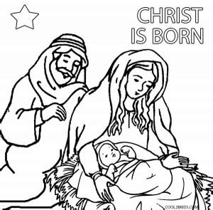 Printable Nativity Scene Coloring Pages for Kids | Cool2bKids