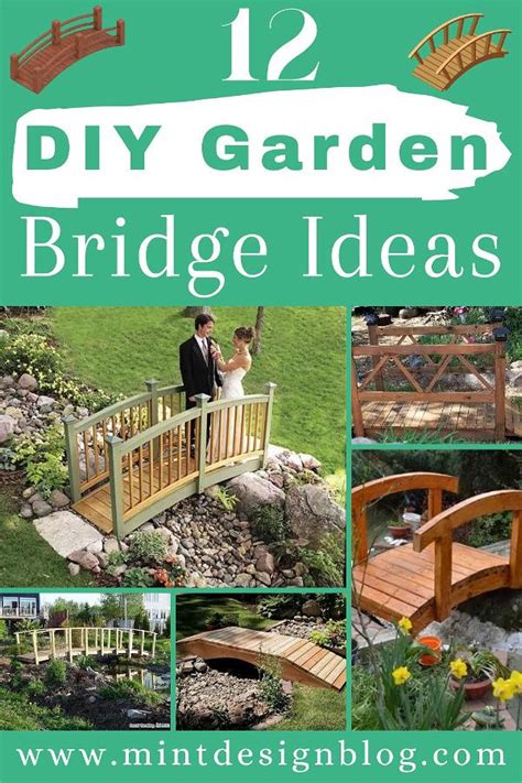 12 Useful DIY Garden Bridge Ideas For Backyard - Mint Design Blog