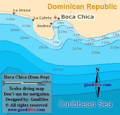 Boca Chica map - Goodive.com