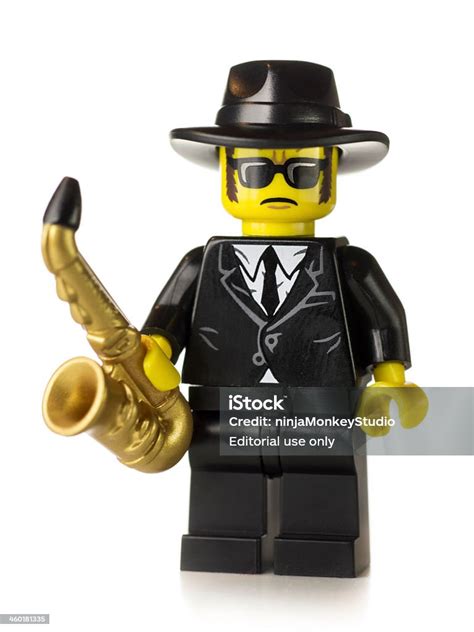 Saxophone Player Lego Minifigure Stock Photo - Download Image Now - Creativity, Figurine, Lego ...