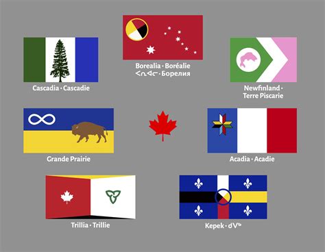 The 7 Provinces of Canada | Les 7 provinces du Canada : r/vexillology