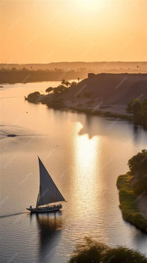 Premium Photo | The nile river ancient egypt