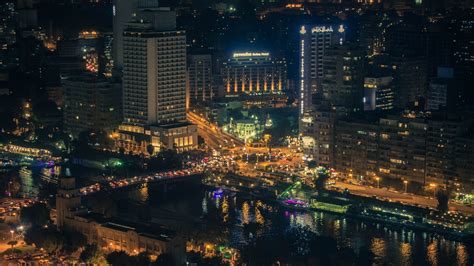 #egypt #cairo #building #night #nightly #giza #street #4K #wallpaper # ...