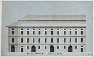 File:Drawing, Competition Design for La Fenice, Venice- Exterior Elevation of Annex, 1788 (CH ...