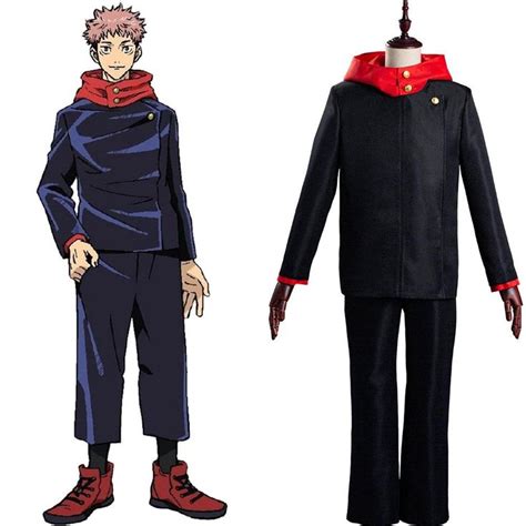 Jujutsu Kaisen School Uniform Outfit Yuji Itadori Halloween Carnival ...