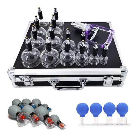 Cupping Therapy Deluxe Starter Set – 26 pcs | MassageCupping.com