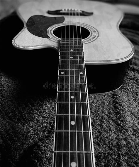 Guitar Black and White Photography Stock Photo - Image of instruments, lies: 183781914