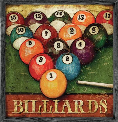 Billiards Wall Art 2 - THE BILLIARDS GUY