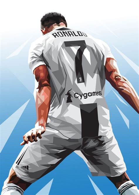 'CR7 Iconic Celebration' Poster by wpap me | Displate | Soccer ...