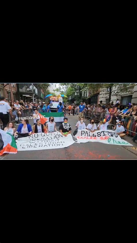 Pro Palestine "Protestors" Attack Gay Pride Parade Floats in NYC