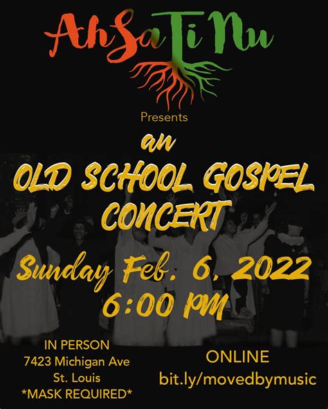 An Old School Gospel Concert — MCCGSL