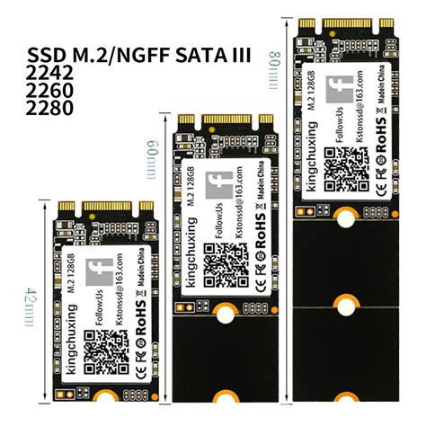 Kingchuxing M.2 SSD M2 ngff interface 2242 2260 2280 Internal Solid State Drive Hard disk HDD ...