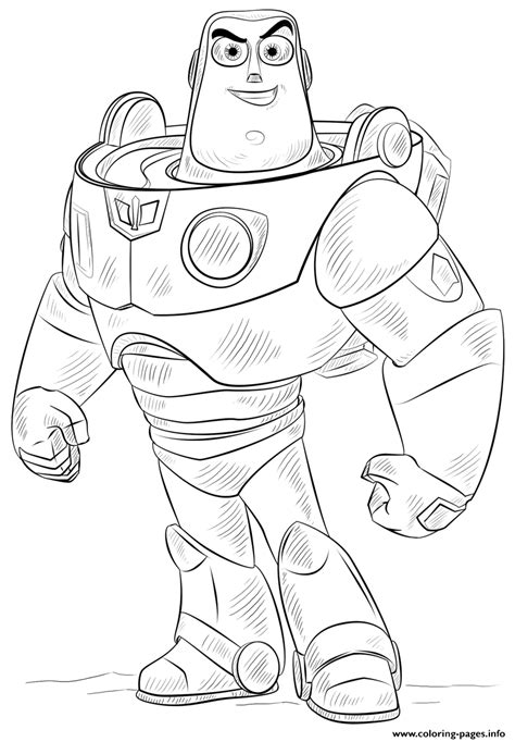 Buzz Lightyear Toy Story Coloring page Printable