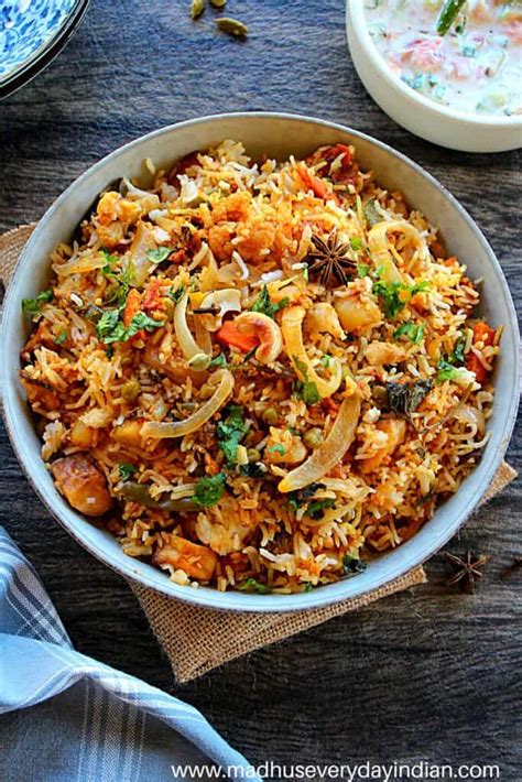 Easy Vegetable Biryani - Madhu's Everyday Indian