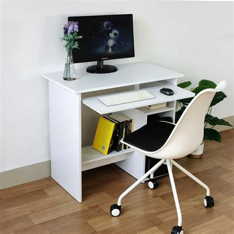 Small Compact Computer Desk Study Pc Table Home Office Workstation ...