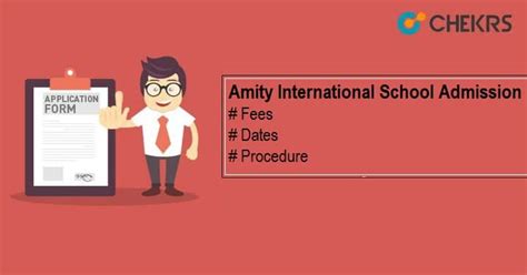 Amity International School Admission 2025-26, Fees, Dates, Procedure