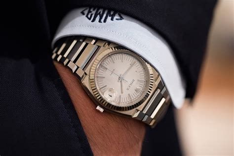 A white gold Rolex Ref. 5100, powered by the Beta 21 movement is up for auction at Christie's in ...