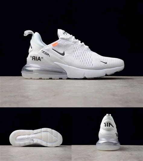 2020 Sale Promotion Custom Nike X Off-white Air Max 270 White | Air max 270 white, White air max ...