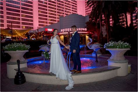 The Flamingo Hotel & Casino, Las Vegas Nevada // Flamingo Hotel & Casino Wedding // Flam ...