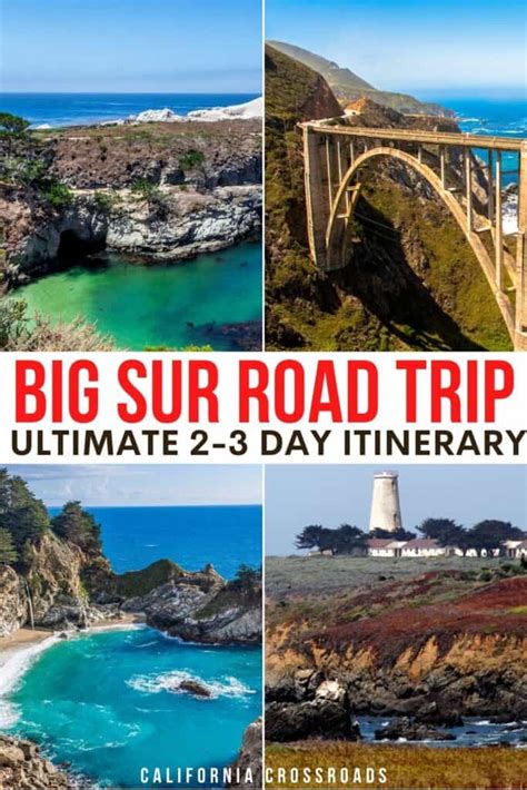 Your Weekend in Big Sur Itinerary: How to Nail a Big Sur Road Trip - California Crossroads