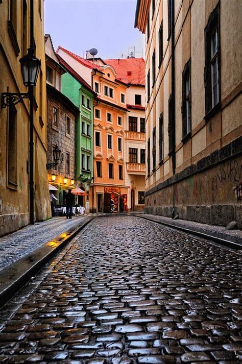 lifeissuchabeach: cobblestone street, Prague, Czech Republic… | Czech republic, Incredible ...