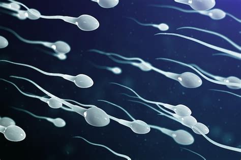 Premium Photo | 3d illustration sperm approaching egg cell, ovum ...