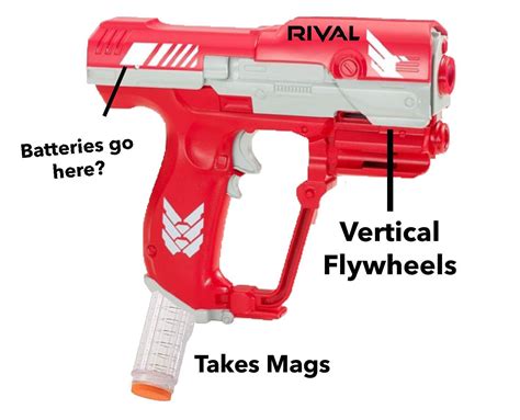 Nerf Rival Semi Auto Halo Magnum (Revised Photoshop) : r/Nerf