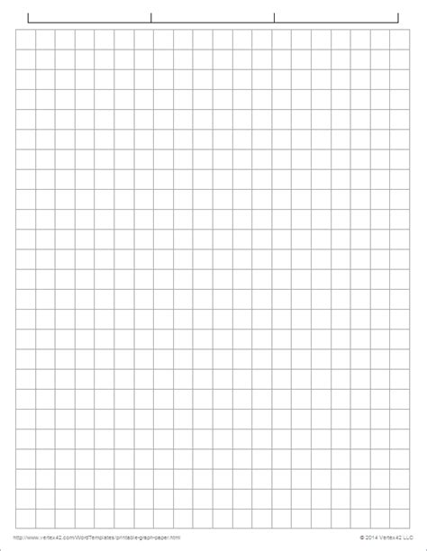 Printable Graph Paper Templates for Word