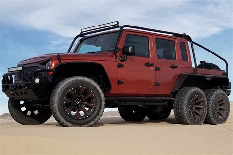 Wild Boar's Jeep Wrangler Rubicon 6X6 is Powered by a Supercharged ...